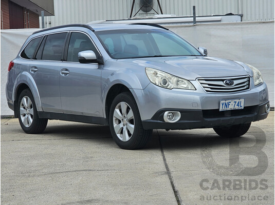 12/2011 Subaru Outback 2.5i Premium MY12 4d Wagon Silver 2.5L