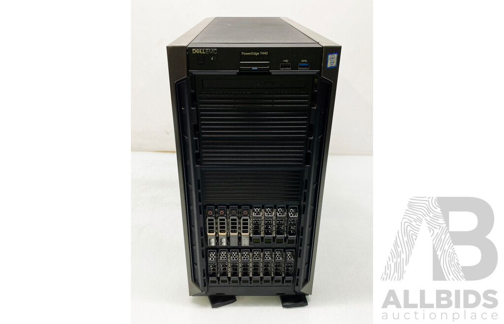 Dell PowerEdge T440 Dual Intel Xeon SILVER (4114) 2.20GHz-3.00GHz 10-Core CPU Tower Server W/ 64GB DDR4