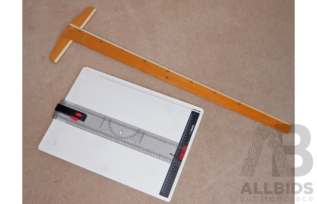 Marabu Techno A3 Drawing Board and a Square