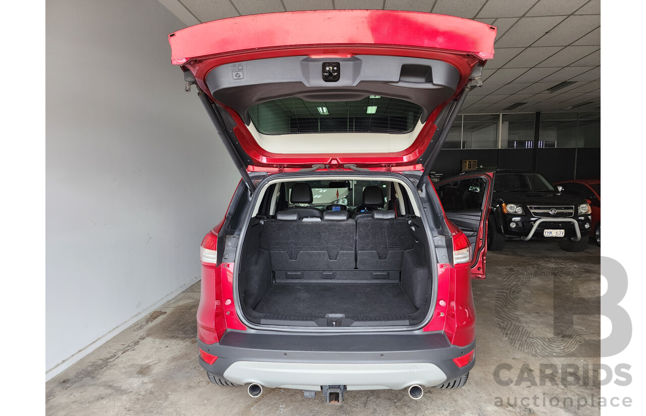 08/2015 Ford Kuga TITANIUM (AWD) AWD TF MK 2 4D Wagon Red 2.0L