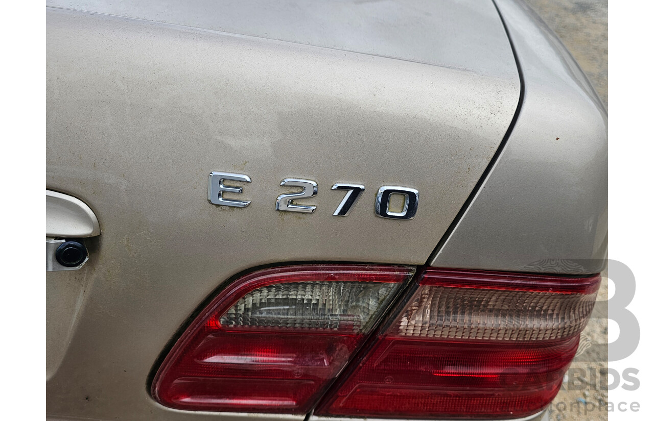 4/2002 Mercedes-Benz E270 CDI Elegance W210 4d Sedan Beige 2.7L