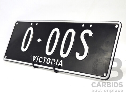 Victorian VIC Custom 4 Character Alpha Number Plate - O.OOS