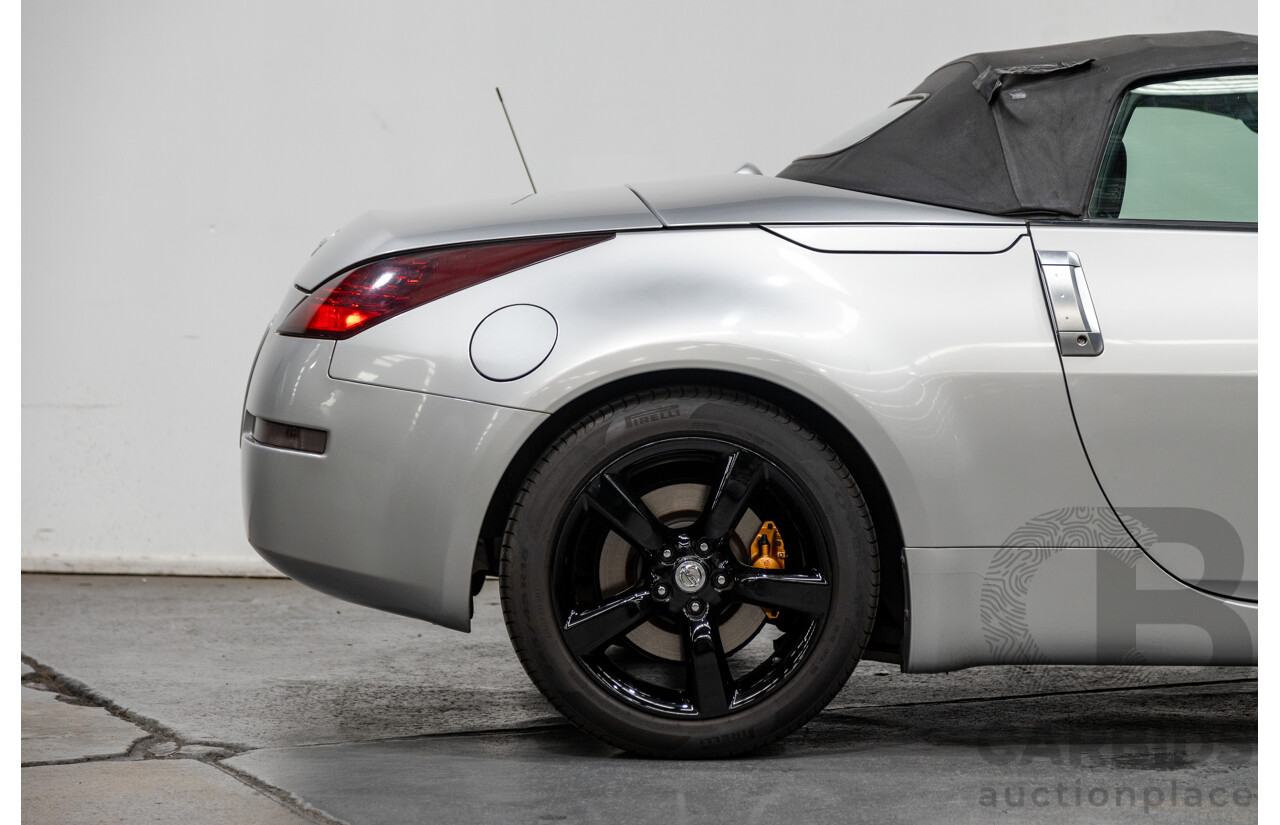 6/2009 Nissan 350z Roadster Track Edition Z33 MY07 2d Convertible Metallic Silver V6 3.5L