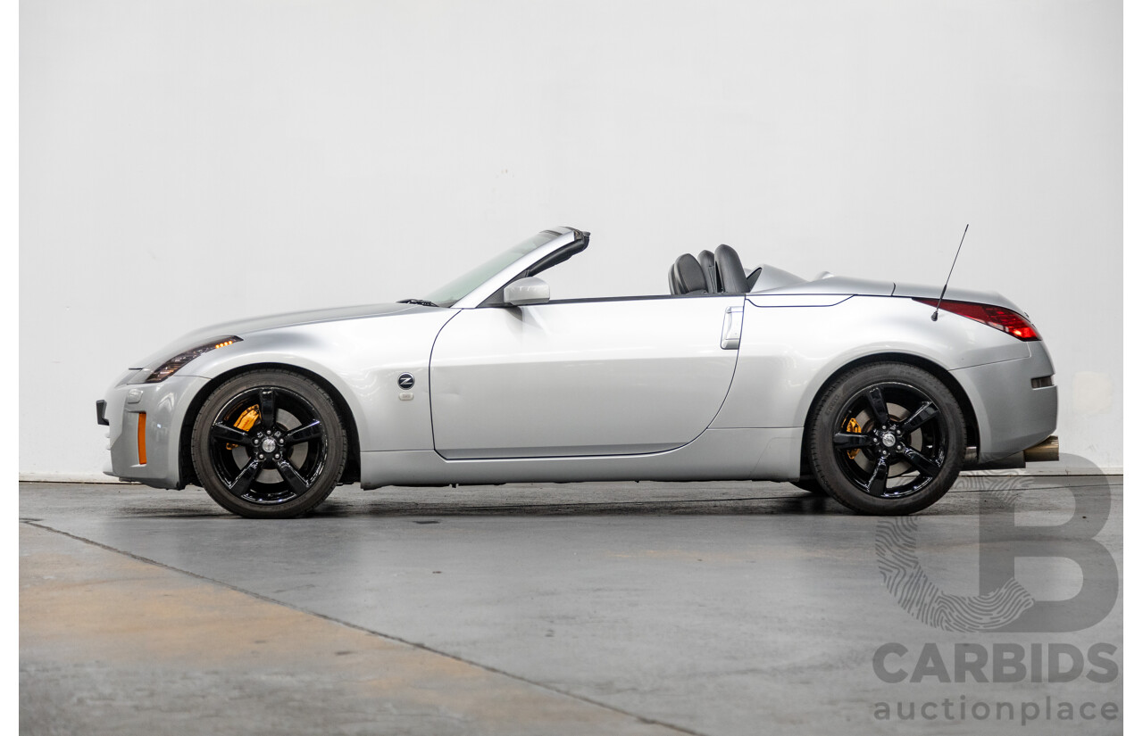 6/2009 Nissan 350z Roadster Track Edition Z33 MY07 2d Convertible Metallic Silver V6 3.5L