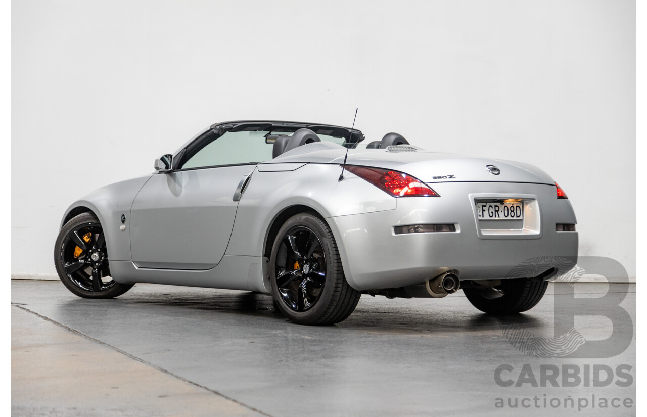 6/2009 Nissan 350z Roadster Track Edition Z33 MY07 2d Convertible Metallic Silver V6 3.5L