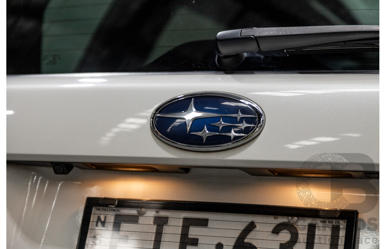8/2016 Subaru Forester 2.5i-S (AWD) MY16 4d Wagon Pearl White Metallic 2.5L