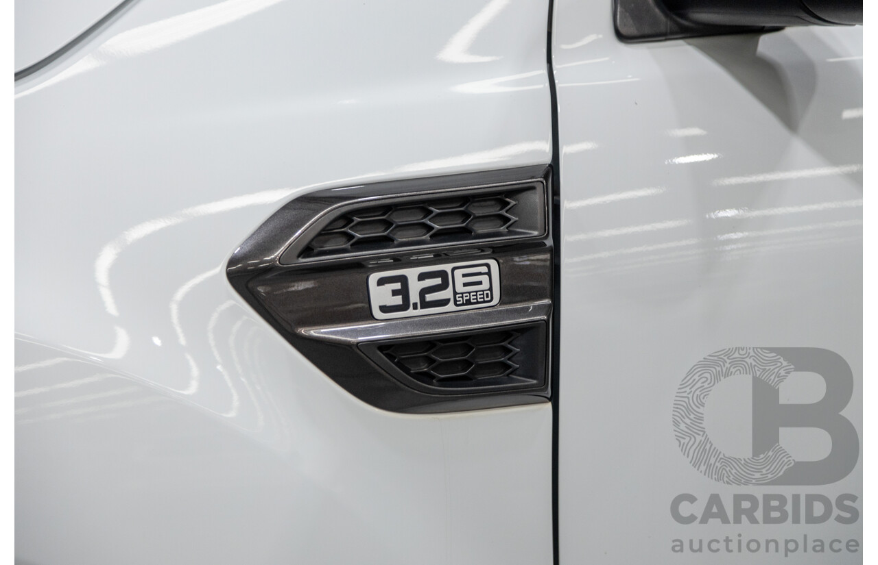7/2017 Ford Ranger Wildtrak 3.2 (4x4) PX MKII MY17 4d Dual Cab P/Up White Turbo Diesel 3.2L