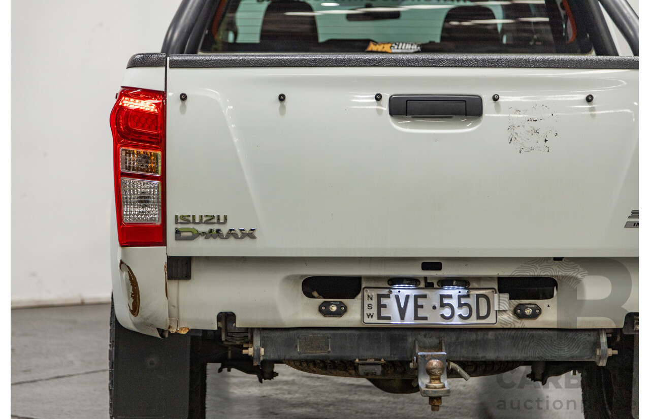 11/2012 Isuzu D-Max SX TF MY12 Crew Cab Utility White Turbo Diesel 3.0L