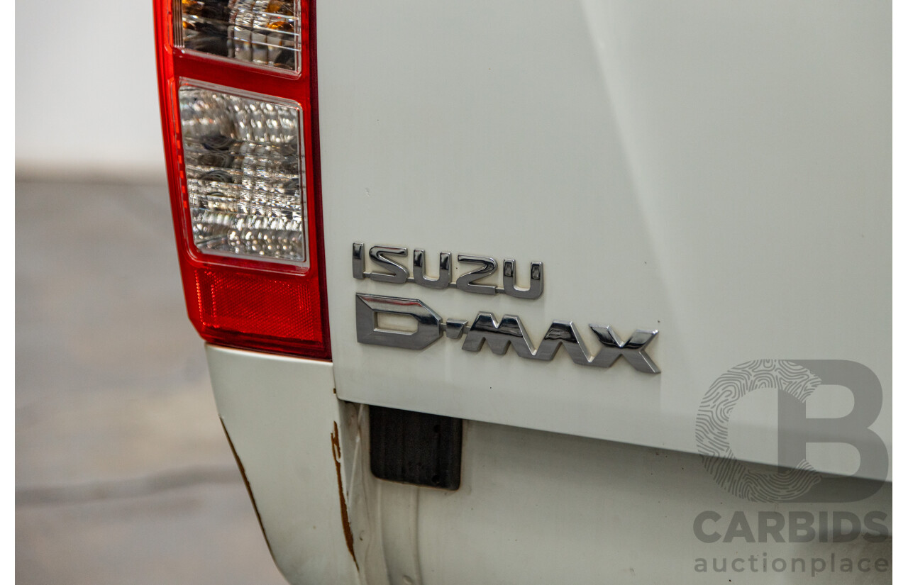 11/2012 Isuzu D-Max SX TF MY12 Crew Cab Utility White Turbo Diesel 3.0L