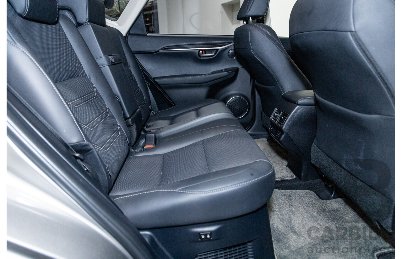 05/2020 Lexus NX300h Sports Luxury Hybrid (AWD) AYZ15R MY20 4d Wagon Titanium Metallic Grey 2.5L / 105kw Hybrid