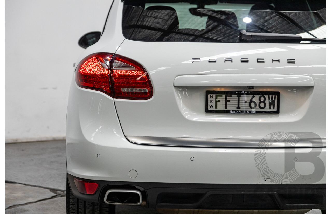 7/2012 Porsche Cayenne Diesel Series 2 (AWD) 92A MY12 4d Wagon White Turbo Diesel V6 3.0L