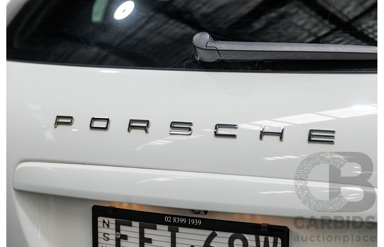 7/2012 Porsche Cayenne Diesel Series 2 (AWD) 92A MY12 4d Wagon White Turbo Diesel V6 3.0L