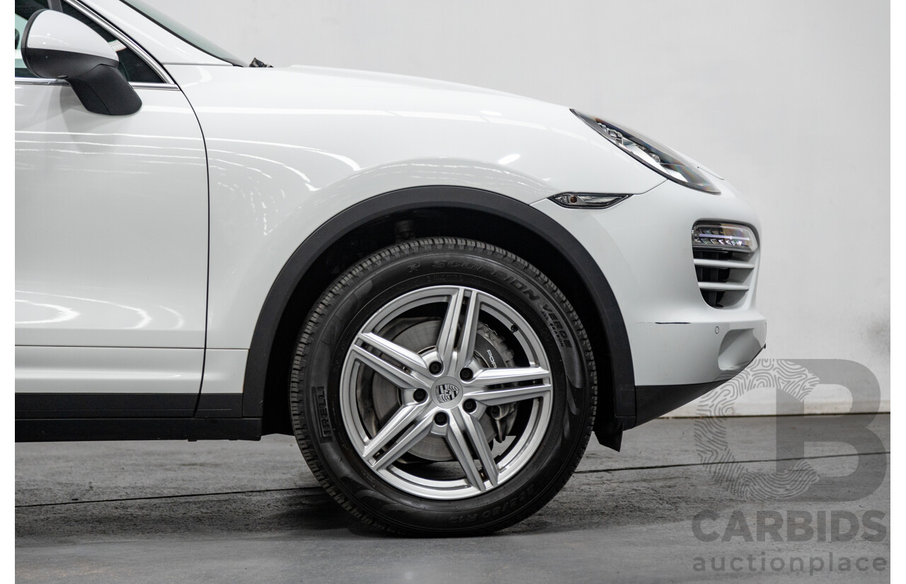 7/2012 Porsche Cayenne Diesel Series 2 (AWD) 92A MY12 4d Wagon White Turbo Diesel V6 3.0L