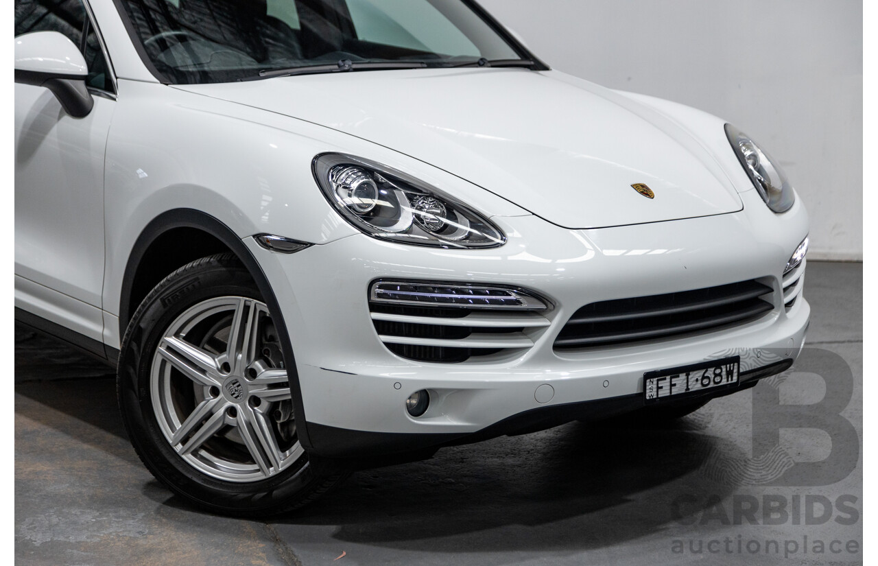 7/2012 Porsche Cayenne Diesel Series 2 (AWD) 92A MY12 4d Wagon White Turbo Diesel V6 3.0L