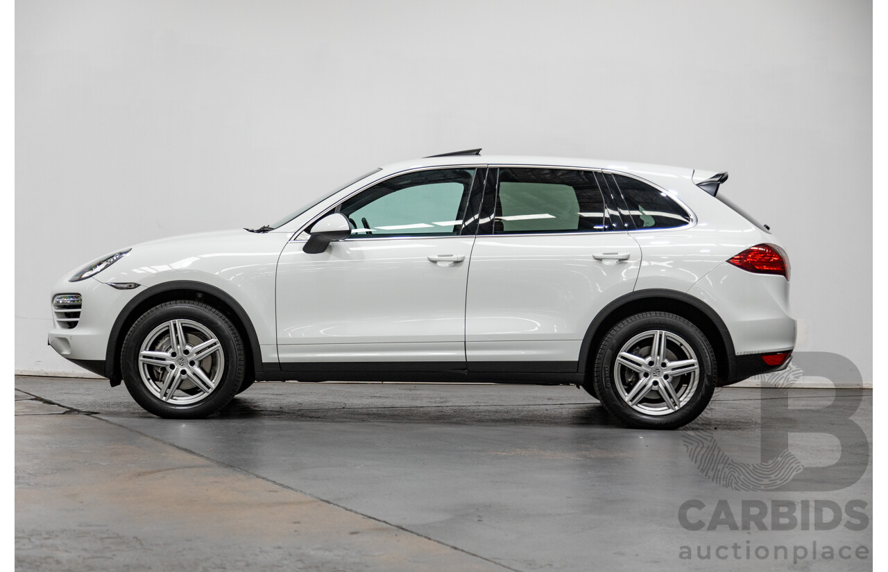 7/2012 Porsche Cayenne Diesel Series 2 (AWD) 92A MY12 4d Wagon White Turbo Diesel V6 3.0L