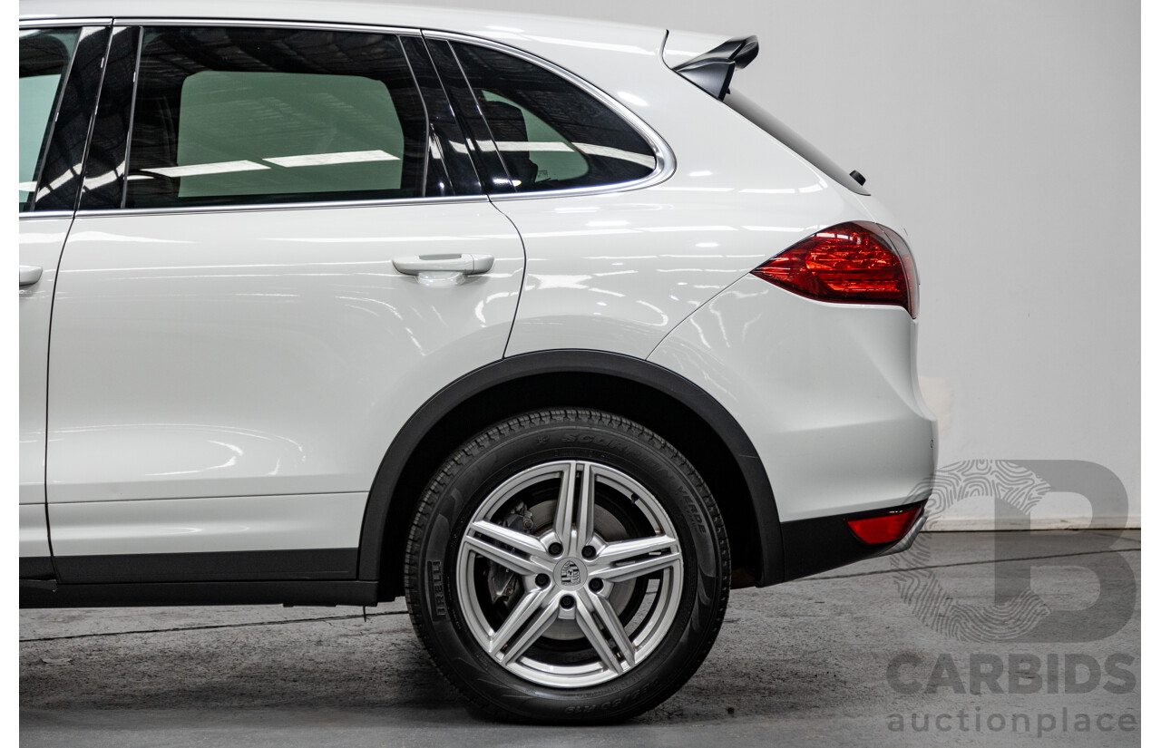 7/2012 Porsche Cayenne Diesel Series 2 (AWD) 92A MY12 4d Wagon White Turbo Diesel V6 3.0L