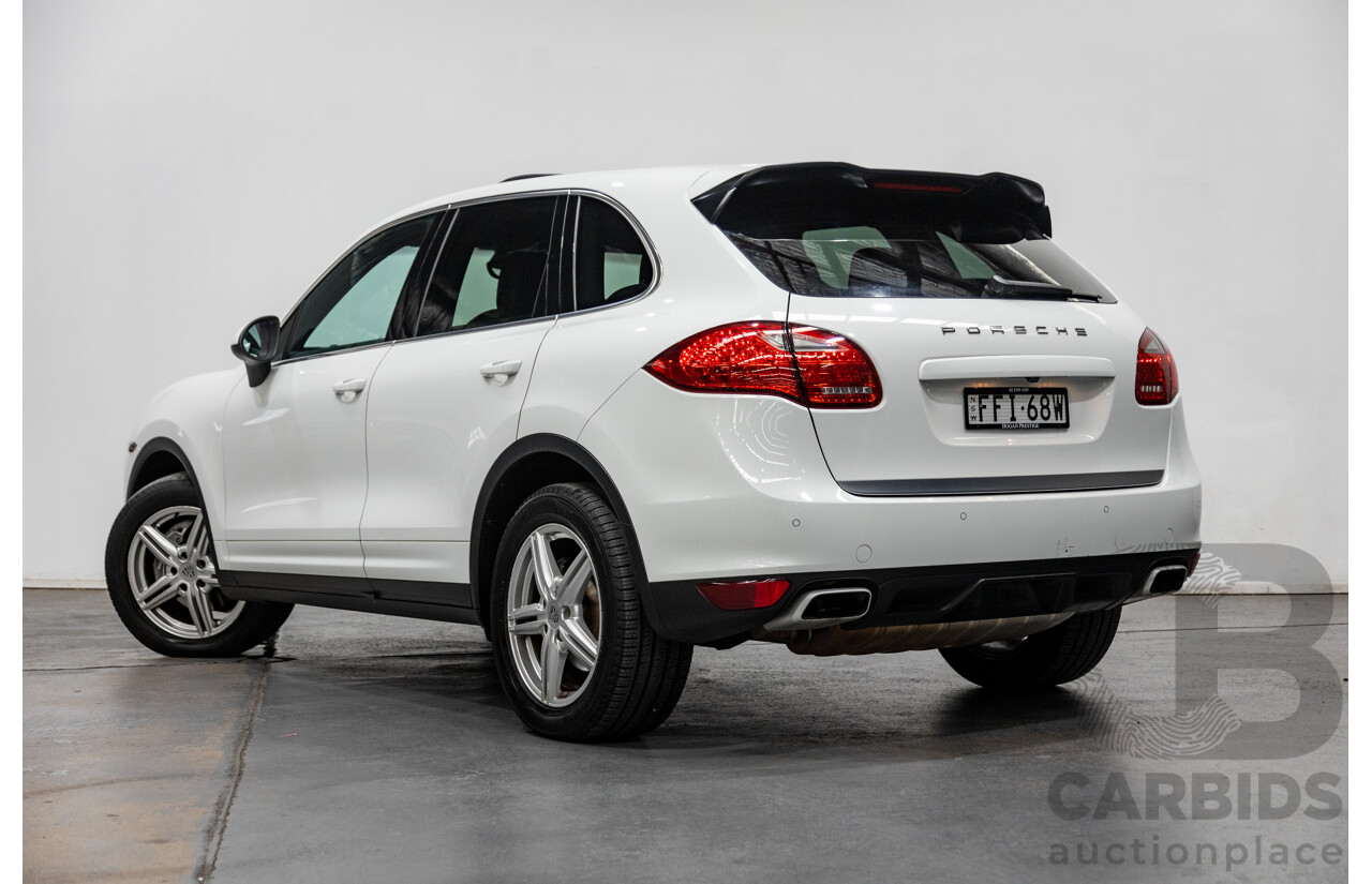 7/2012 Porsche Cayenne Diesel Series 2 (AWD) 92A MY12 4d Wagon White Turbo Diesel V6 3.0L