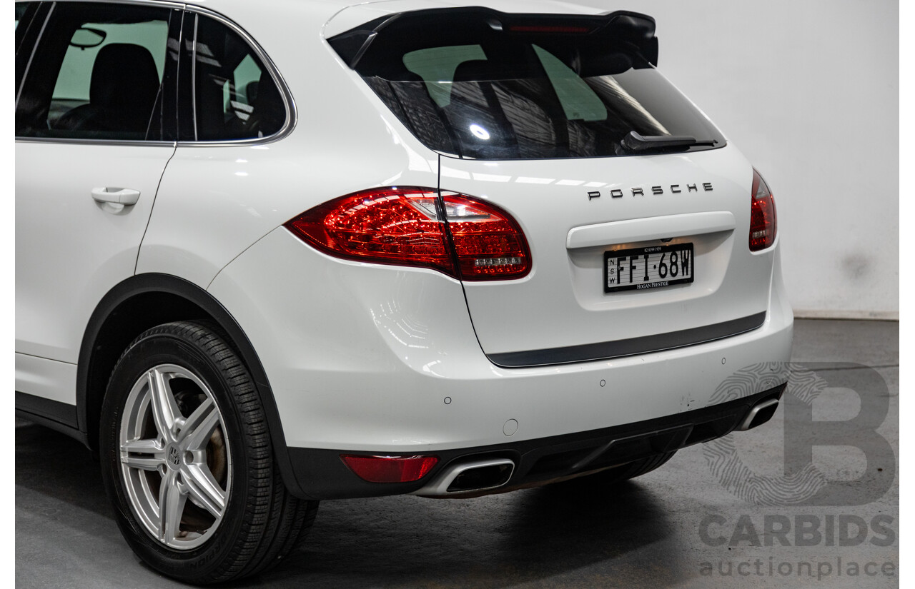 7/2012 Porsche Cayenne Diesel Series 2 (AWD) 92A MY12 4d Wagon White Turbo Diesel V6 3.0L