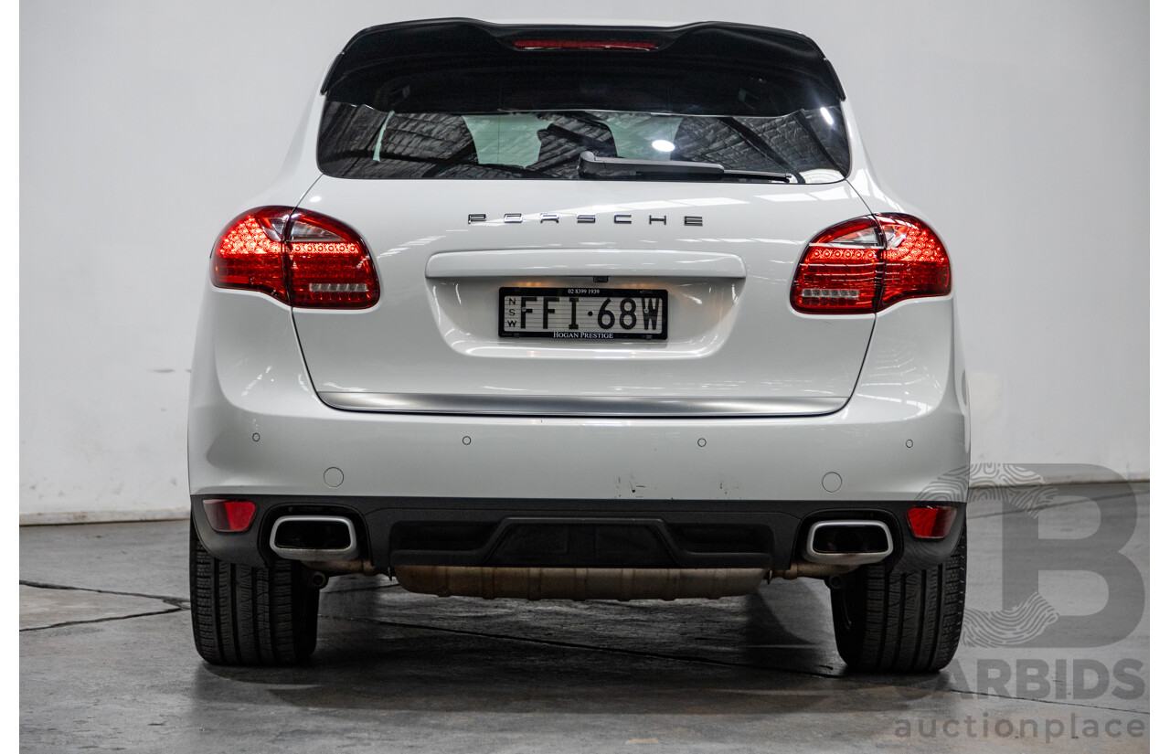 7/2012 Porsche Cayenne Diesel Series 2 (AWD) 92A MY12 4d Wagon White Turbo Diesel V6 3.0L