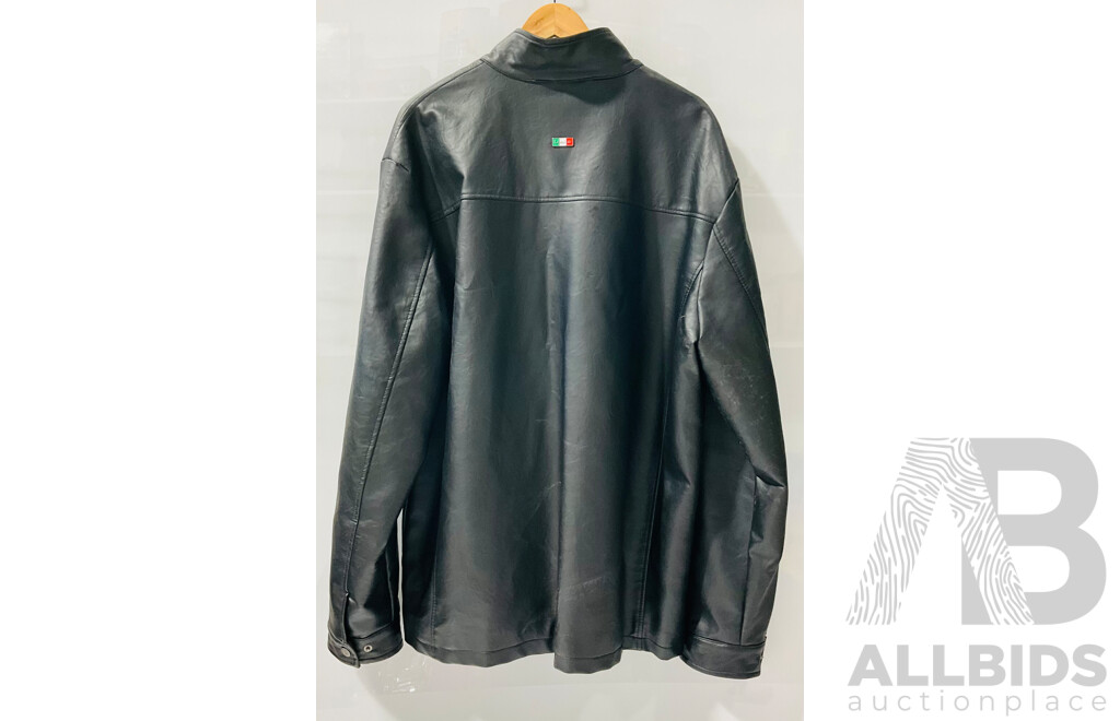 Italian Made Fully Lined BV Clothing Leather Jacket - Size XXXL