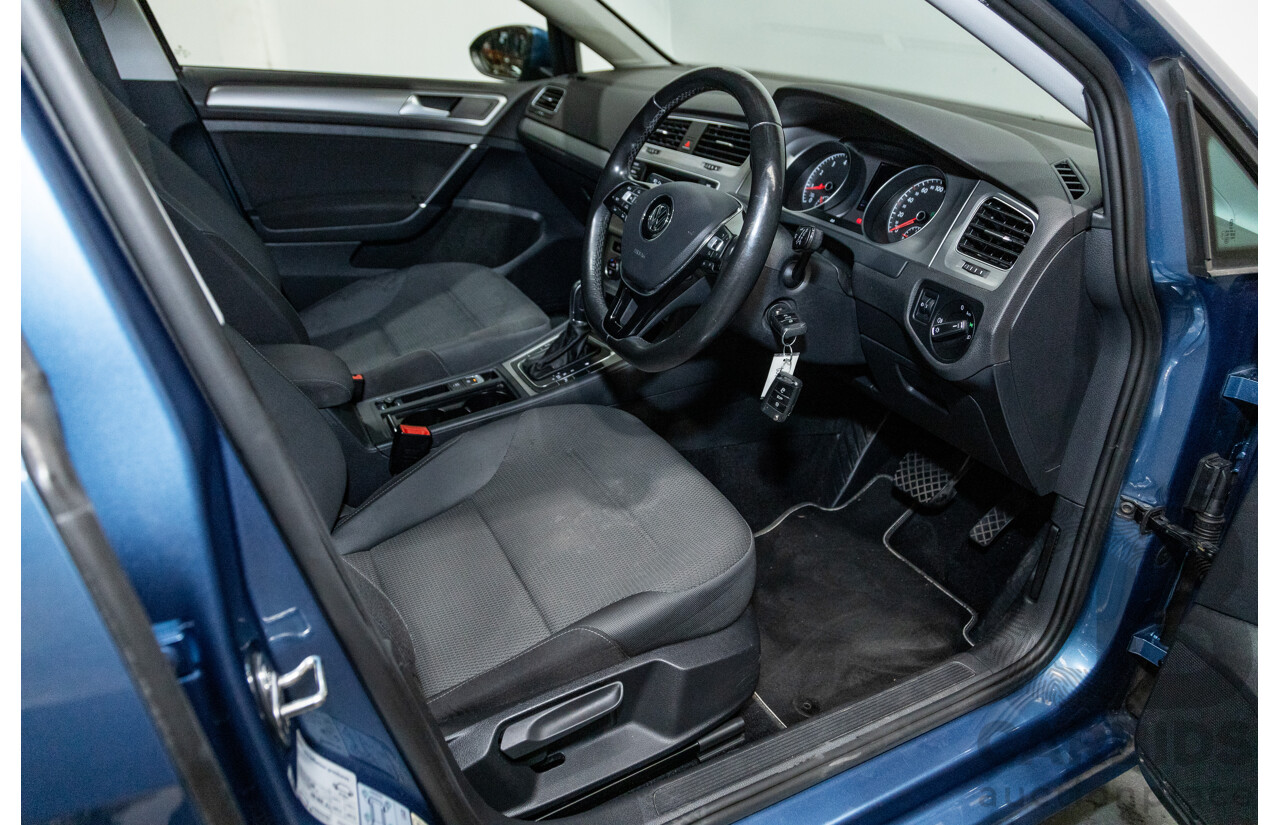 1/2016 Volkswagen Golf 92 TSI Comfortline MK7 AU MY16 5d Hatchback Metallic Blue Turbo 1.4L