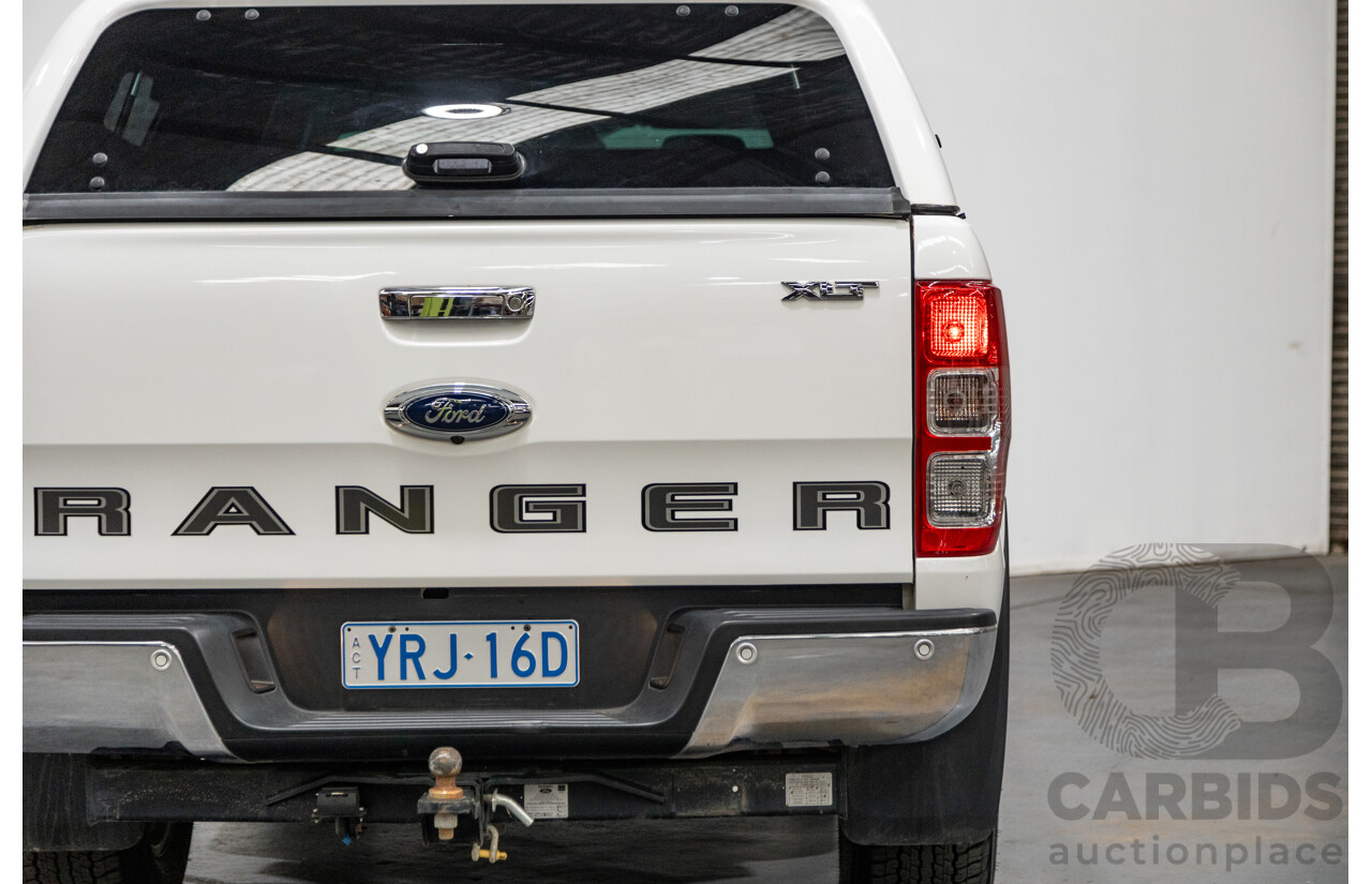 04/2019 Ford Ranger XLT PX MkIII (4x4) MY19 4d Double Cab White Turbo Diesel 3.2L