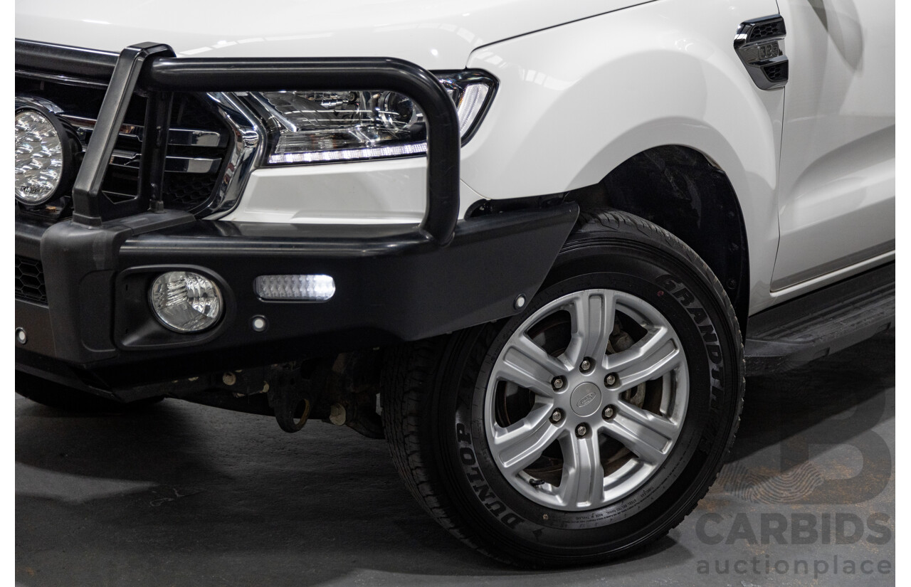 04/2019 Ford Ranger XLT PX MkIII (4x4) MY19 4d Double Cab White Turbo Diesel 3.2L