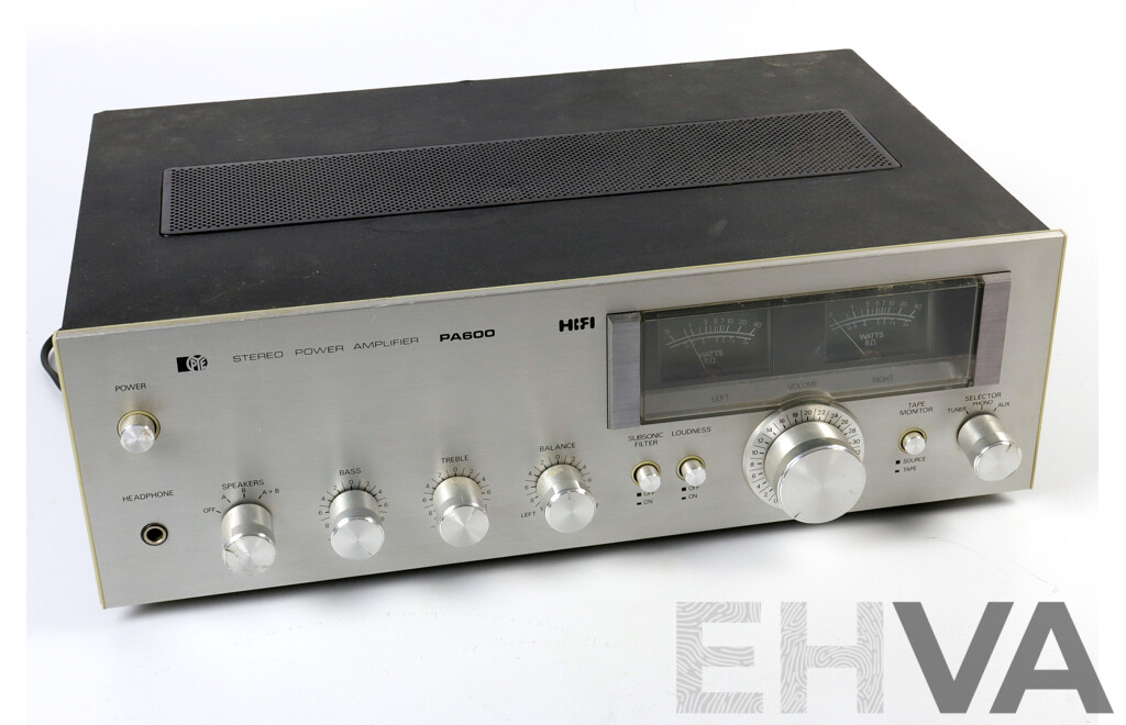 Pye PA600 Stereo Power Amplifier