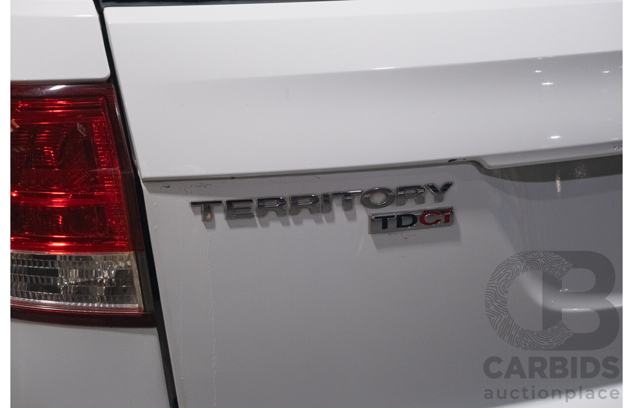 3/2012 Ford Territory Titanium (4x4) SZ 4d Wagon White Turbo Diesel 2.7L
