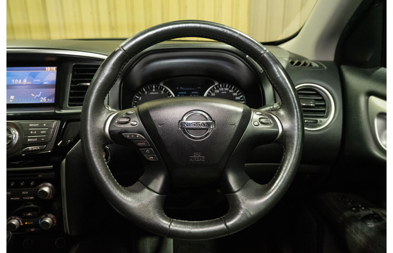 7/2015 Nissan Pathfinder ST R52 4d Wagon Metallic Silver V6 3.5L - 7 Seater