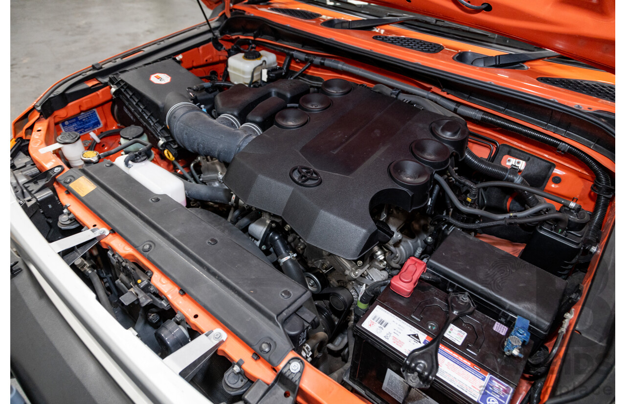 12/2012 Toyota Fj Cruiser (4x4) GSJ15R 4d Wagon Orange Clay V6 4.0L