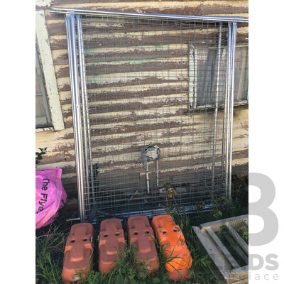 Temporary Fencing Panels - Lot of 6
