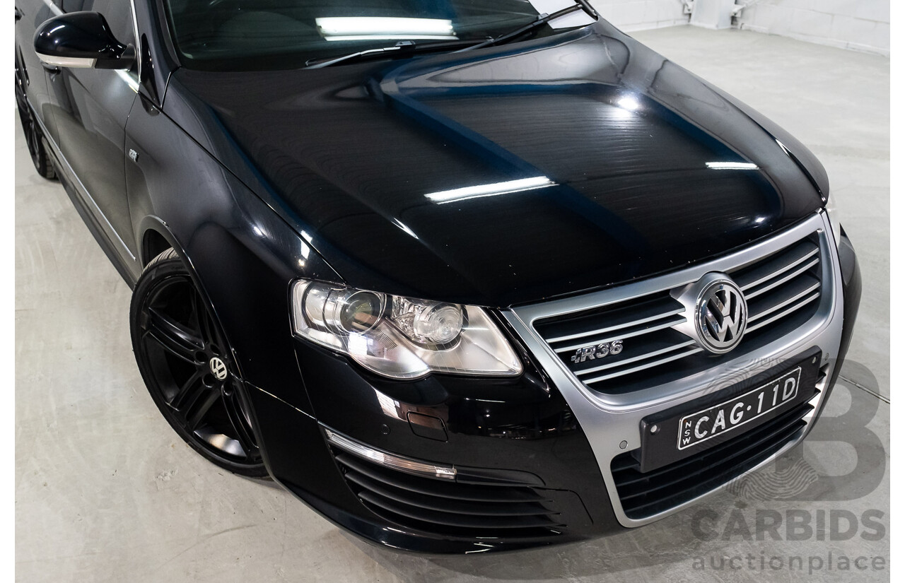 6/2008 Volkswagen Passat R36 (AWD) 3C MY08 4d Wagon Black VR6 3.6L