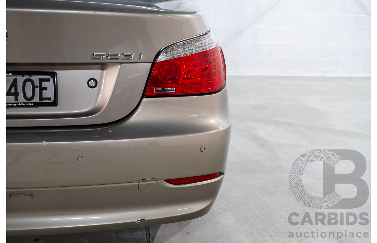 7/2008 BMW 523i E60 MY09 4d Sedan Bronze 2.5L