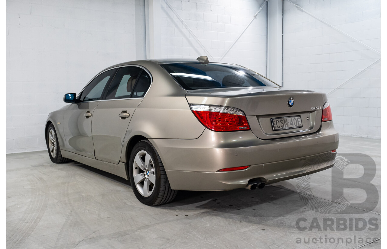 7/2008 BMW 523i E60 MY09 4d Sedan Bronze 2.5L