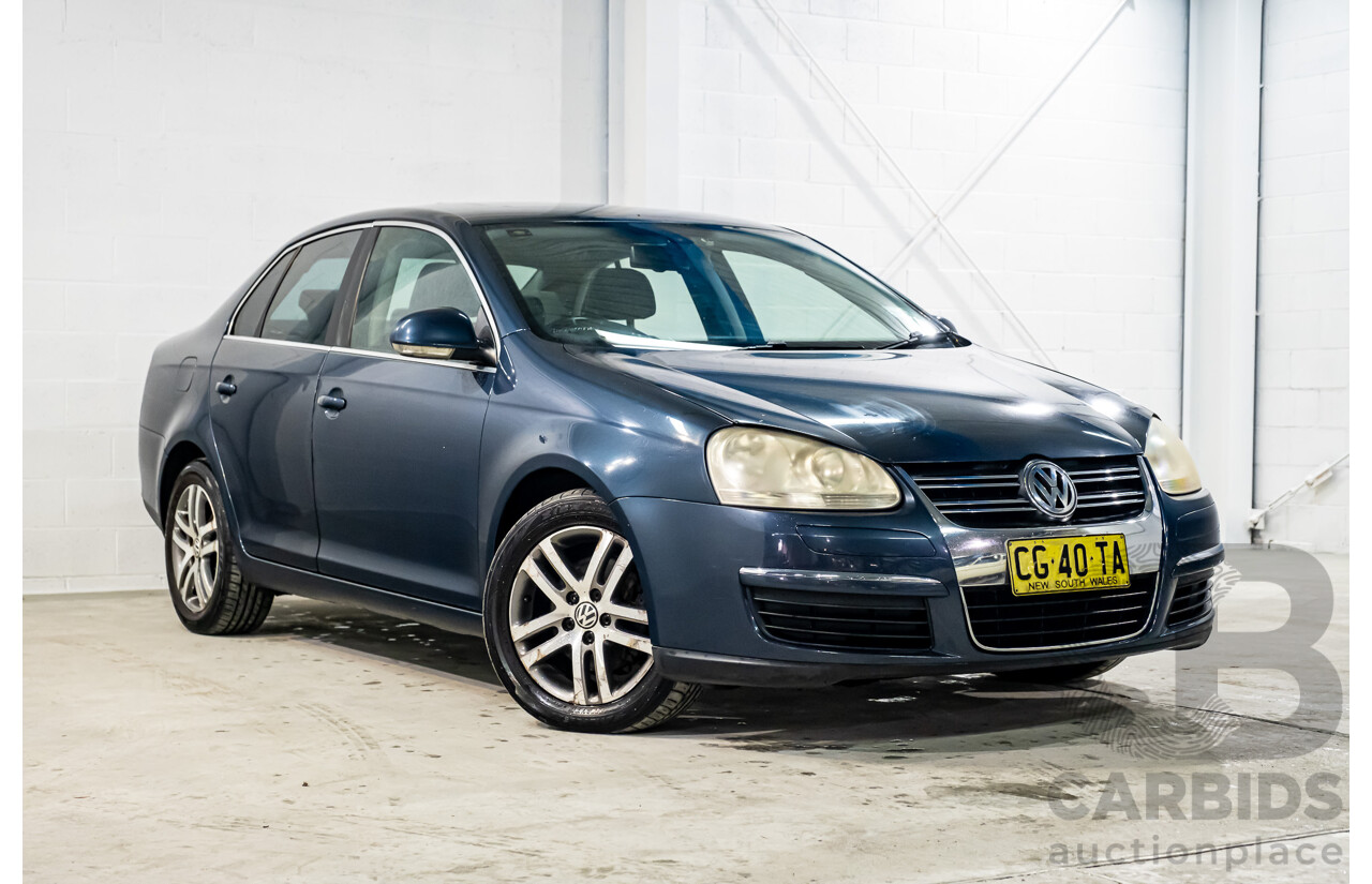 2/2007 Volkswagen Jetta 2.0 TDI 1KM 4d Sedan Metallic Blue Turbo Diesel 2.0L