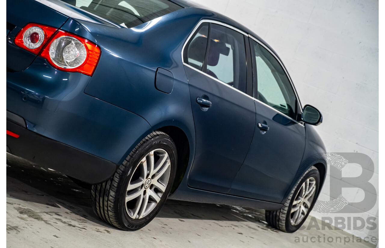 2/2007 Volkswagen Jetta 2.0 TDI 1KM 4d Sedan Metallic Blue Turbo Diesel 2.0L