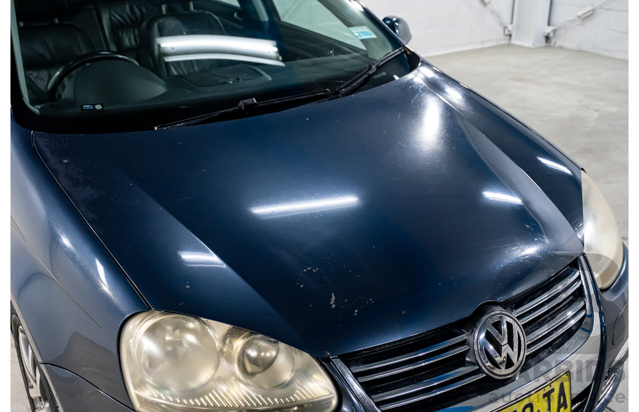 2/2007 Volkswagen Jetta 2.0 TDI 1KM 4d Sedan Metallic Blue Turbo Diesel 2.0L