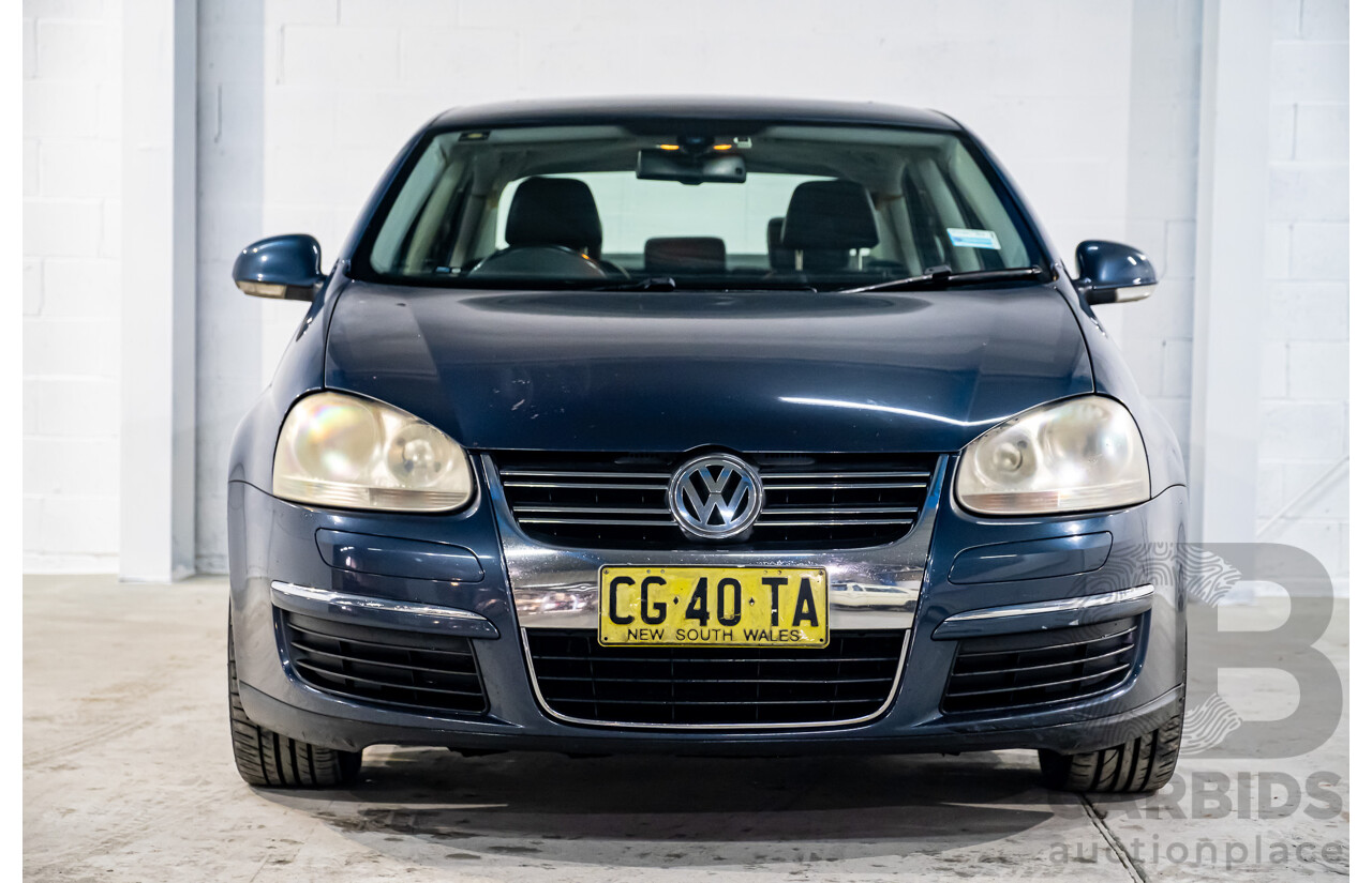 2/2007 Volkswagen Jetta 2.0 TDI 1KM 4d Sedan Metallic Blue Turbo Diesel 2.0L