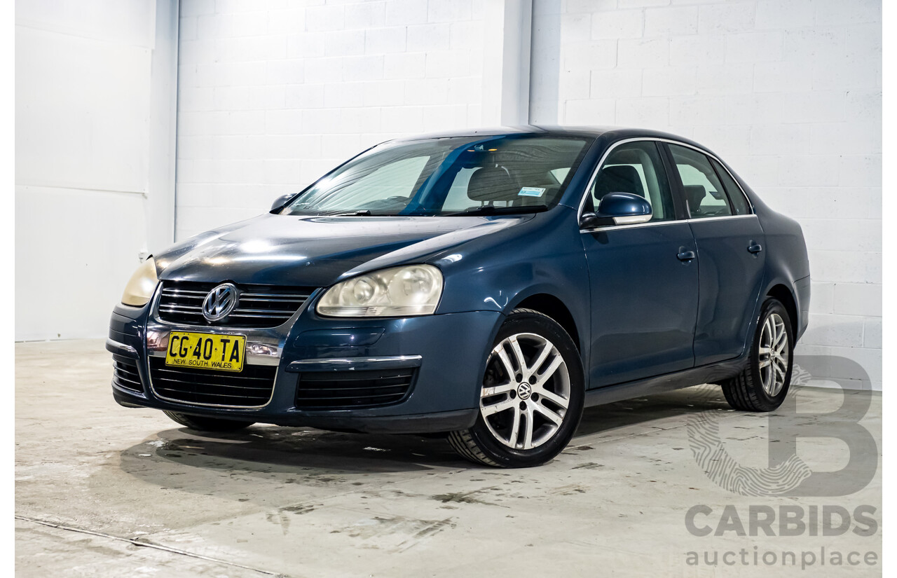 2/2007 Volkswagen Jetta 2.0 TDI 1KM 4d Sedan Metallic Blue Turbo Diesel 2.0L