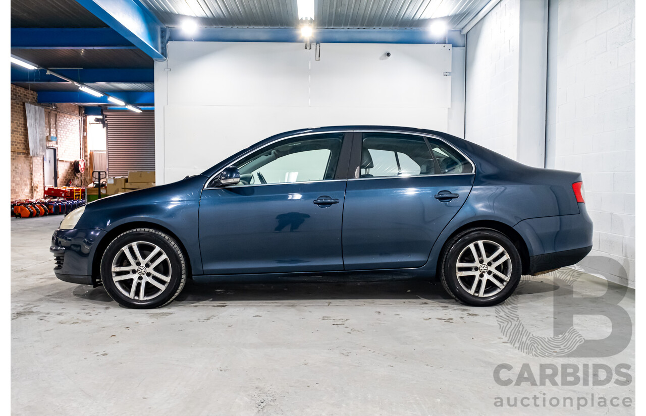 2/2007 Volkswagen Jetta 2.0 TDI 1KM 4d Sedan Metallic Blue Turbo Diesel 2.0L