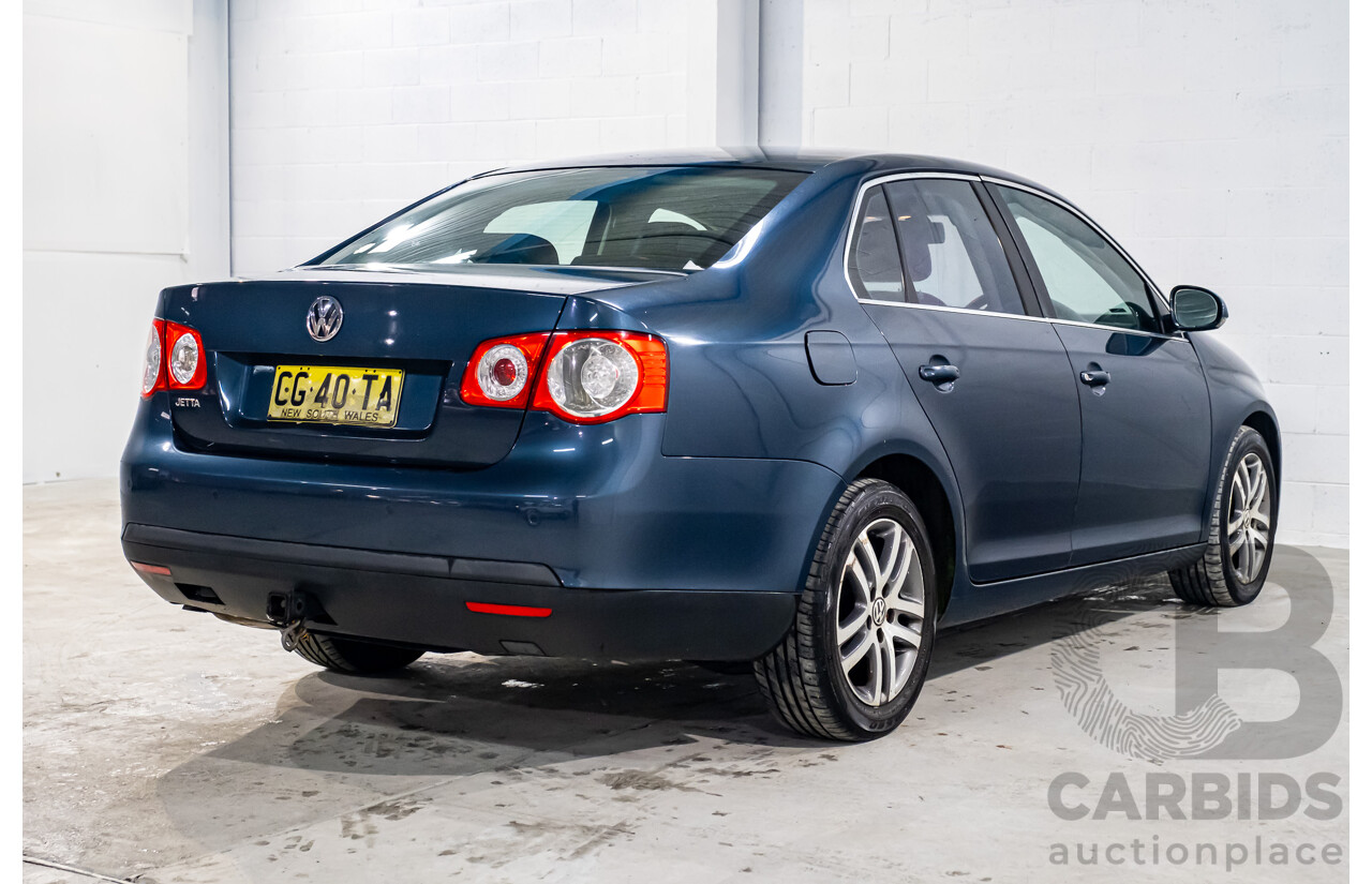 2/2007 Volkswagen Jetta 2.0 TDI 1KM 4d Sedan Metallic Blue Turbo Diesel 2.0L