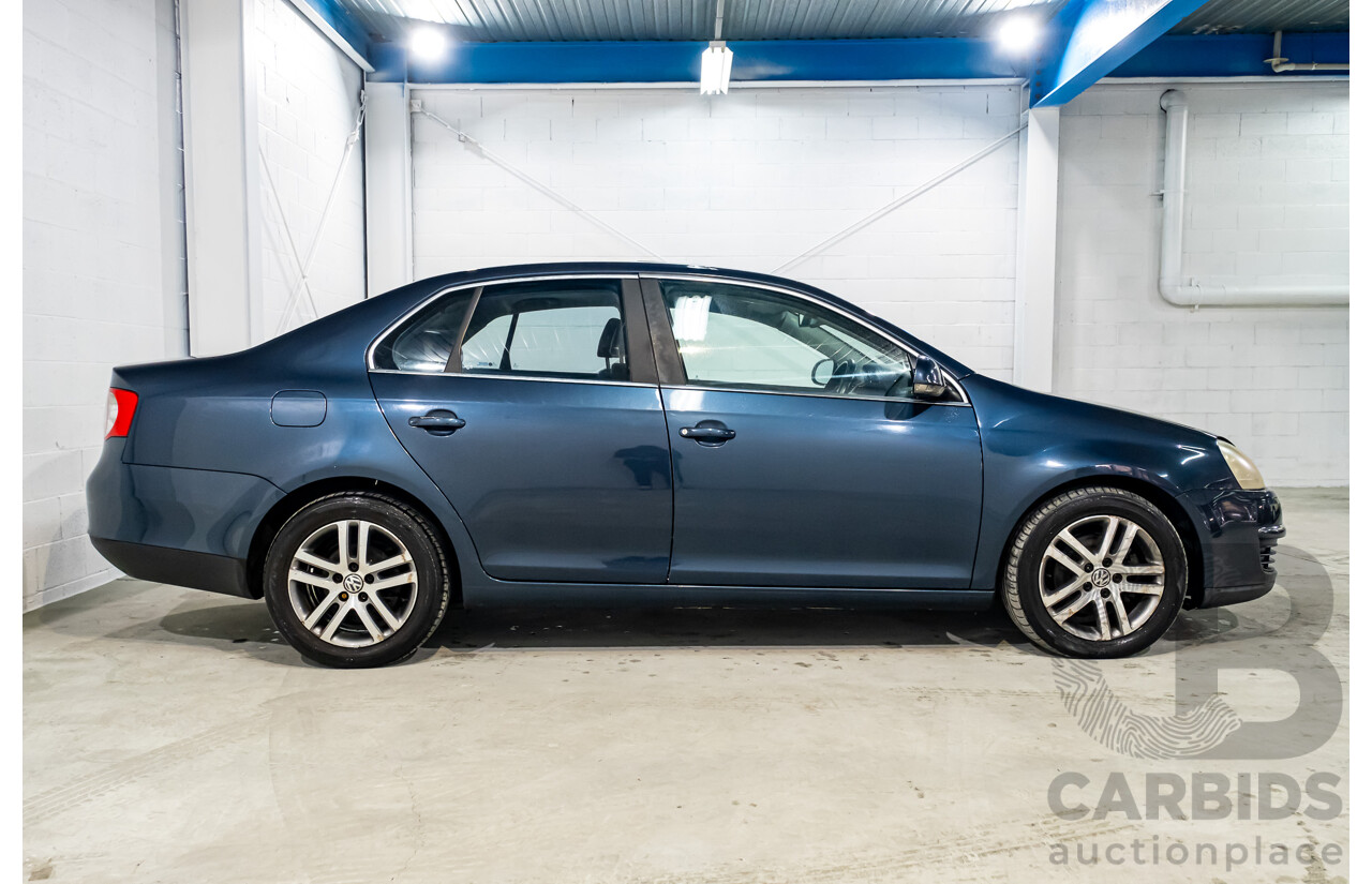 2/2007 Volkswagen Jetta 2.0 TDI 1KM 4d Sedan Metallic Blue Turbo Diesel 2.0L