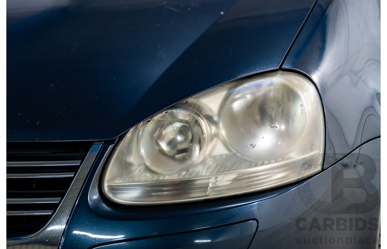 2/2007 Volkswagen Jetta 2.0 TDI 1KM 4d Sedan Metallic Blue Turbo Diesel 2.0L