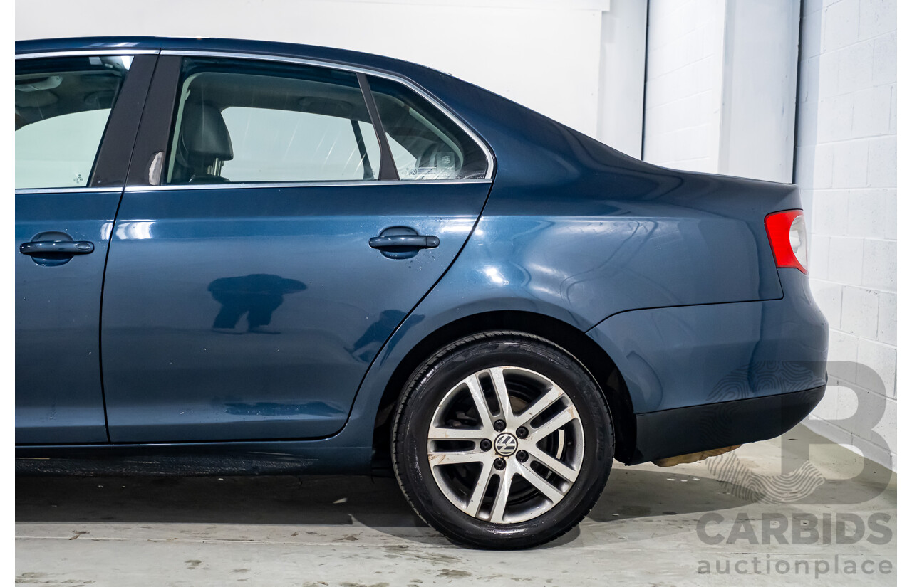 2/2007 Volkswagen Jetta 2.0 TDI 1KM 4d Sedan Metallic Blue Turbo Diesel 2.0L