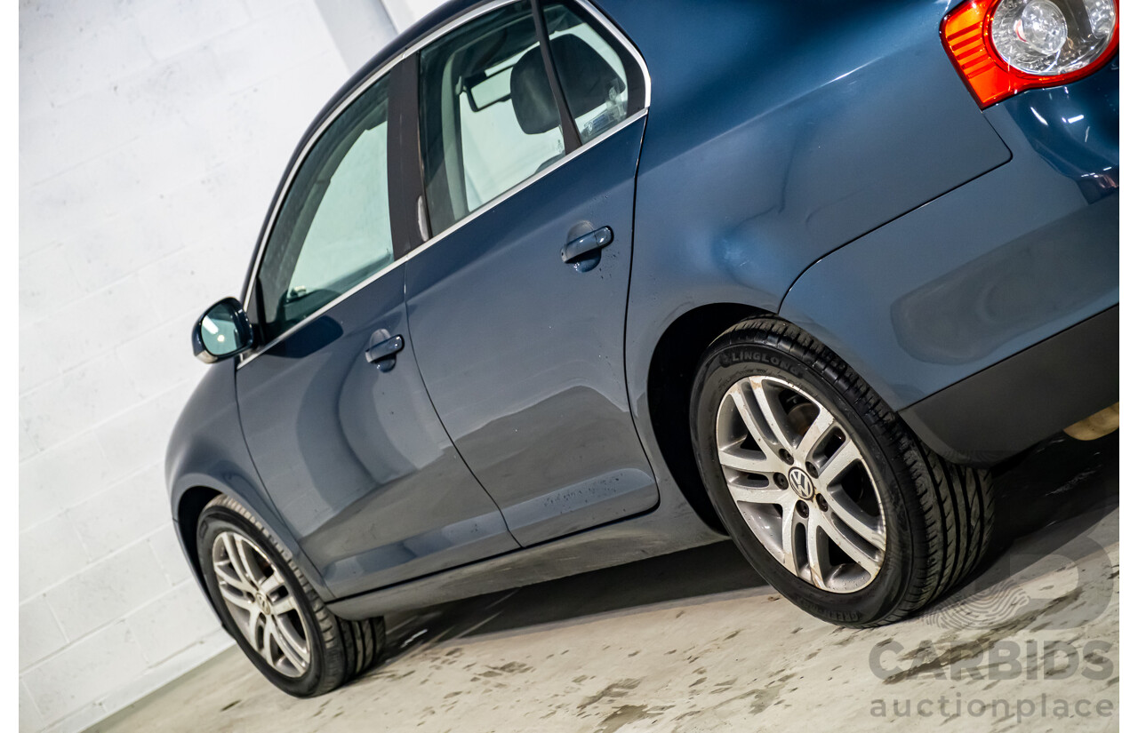 2/2007 Volkswagen Jetta 2.0 TDI 1KM 4d Sedan Metallic Blue Turbo Diesel 2.0L