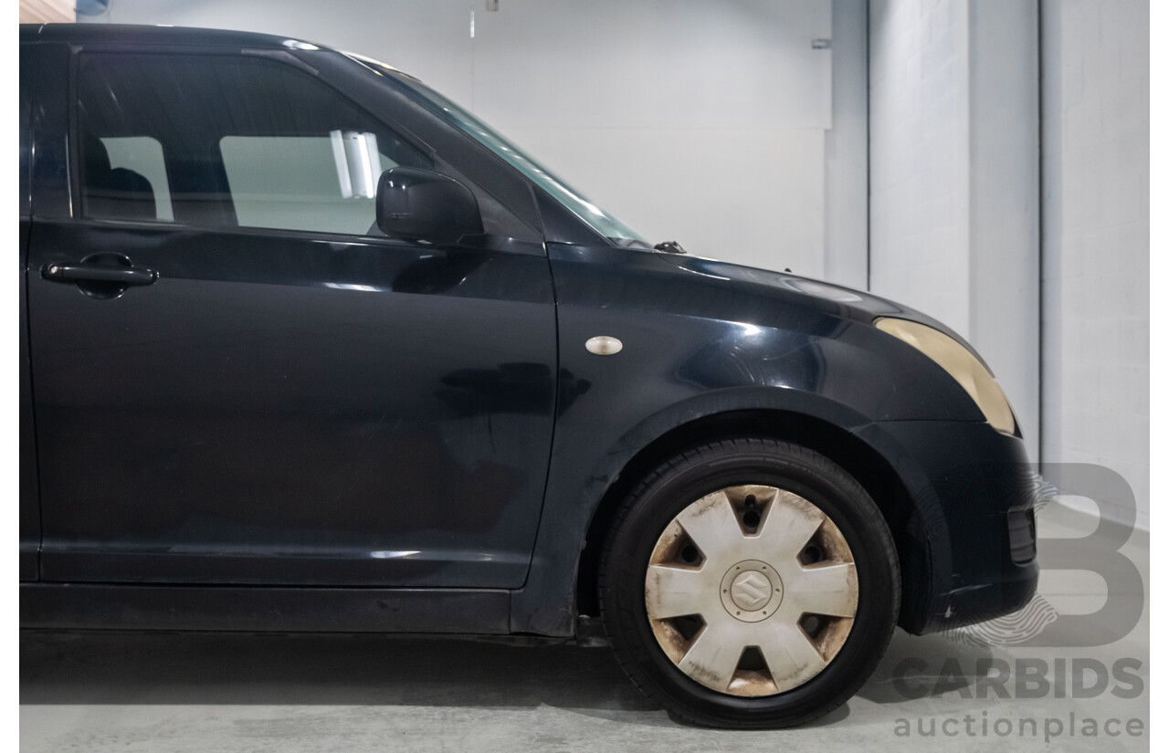 10/2009 Suzuki Swift EZ 07 Update 5d Hatchback Black 1.5L