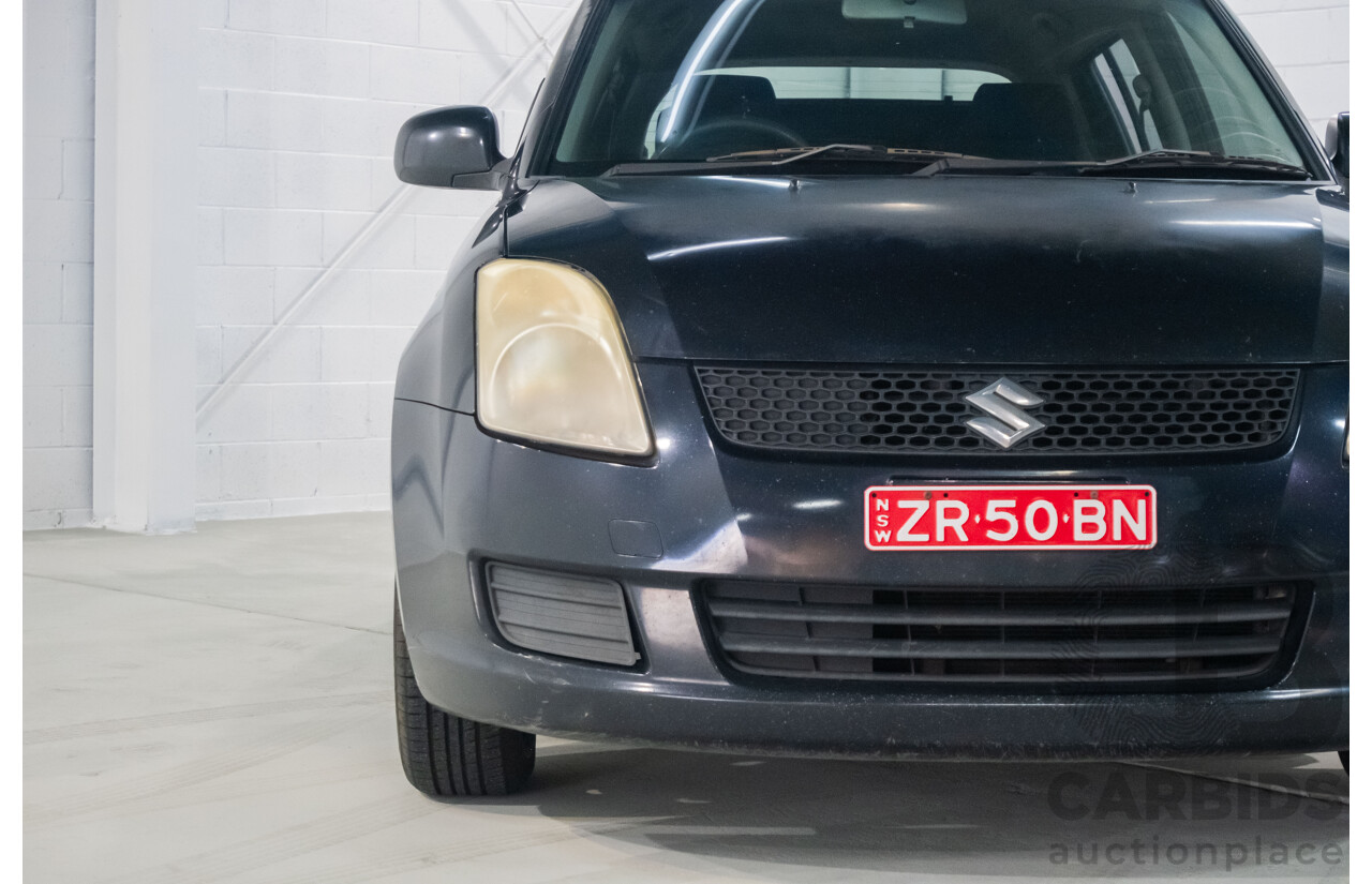 10/2009 Suzuki Swift EZ 07 Update 5d Hatchback Black 1.5L