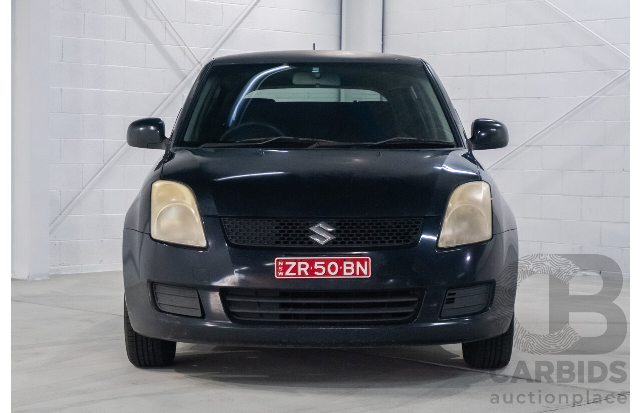 10/2009 Suzuki Swift EZ 07 Update 5d Hatchback Black 1.5L