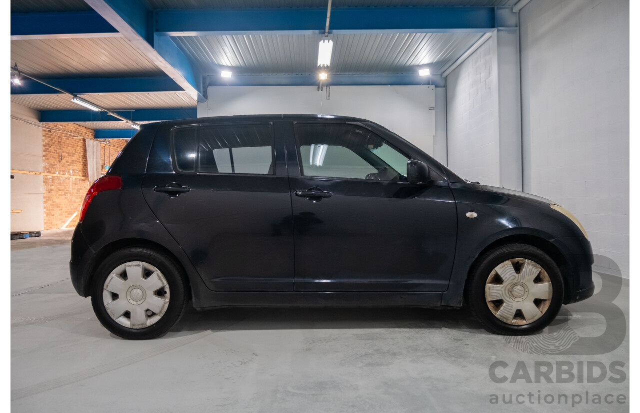 10/2009 Suzuki Swift EZ 07 Update 5d Hatchback Black 1.5L